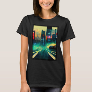 Tokyo Cyberpunks Retro lo-fi indie Japan vibe aest T-Shirt