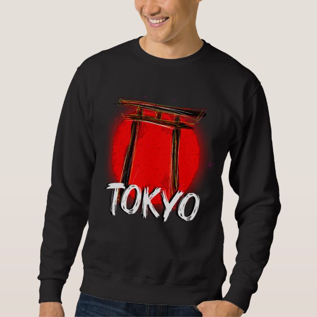 Tokyo Doodle: The Majesty of the torii in front Sweatshirt (Front)