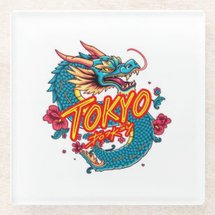 Tokyo Dragon Glass Coaster