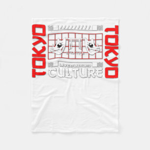 Tokyo Gate for Travel Lover Fleece Blanket