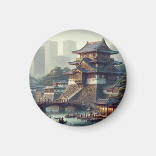 Tokyo Imperial Palace landscape Japan Travel Magnet