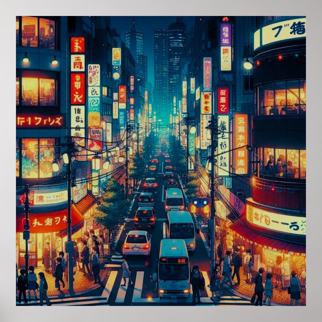 Tokyo in Motion Poster (Front)