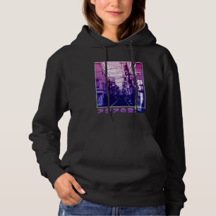 Tokyo Japan Aesthetic Vaporwave Japanese 90s Stree Hoodie