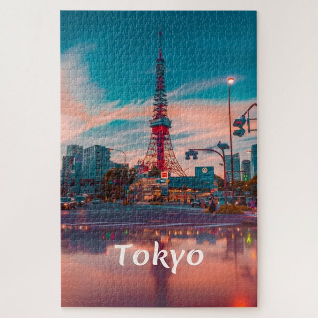 Tokyo Japan City Skytree Jigsaw Puzzle (Vertical)