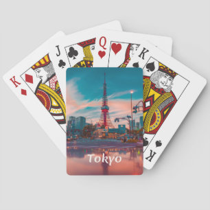 Tokyo Japan City Skytree Playing Cards