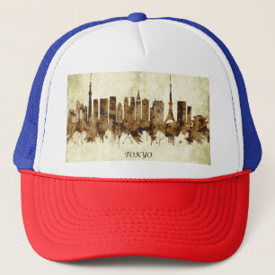 Tokyo Japan Cityscape Trucker Hat