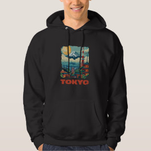 Tokyo Japan Culture graphic Japanese Aesthetics Hoodie
