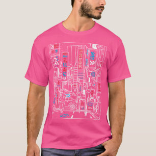 Tokyo Japan Cyberpunk Vaporwave Aesthetic Retro T-Shirt