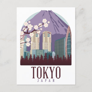 Tokyo Japan Japan Vintage Travel    Postcard