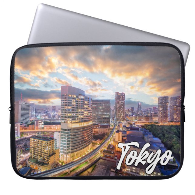 Tokyo, Japan Laptop Sleeve (Front)