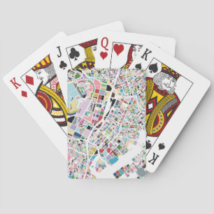 Tokyo Japan Map Playing Cards
