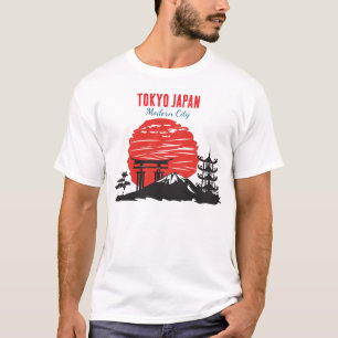 Tokyo Japan – Modern City Typography Design T-Shirt
