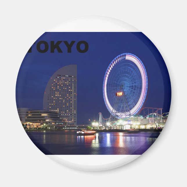 Tokyo Japan Night (St.K) Magnet (Front)