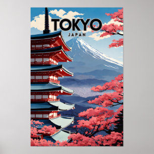 Tokyo Japan Nostalgic Poster