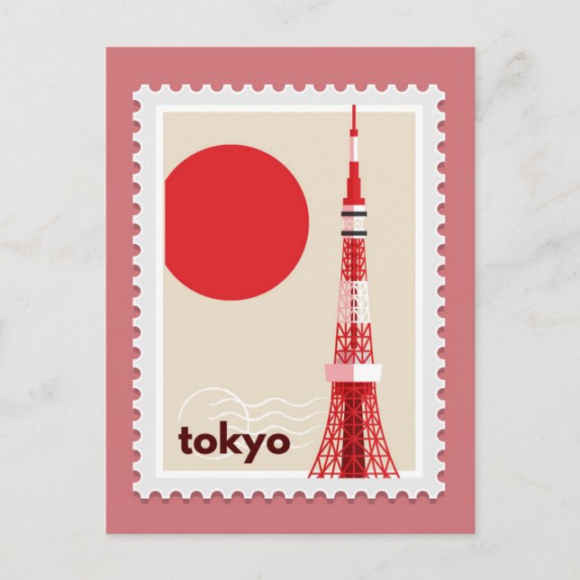 Tokyo Japan Postcard (Front)