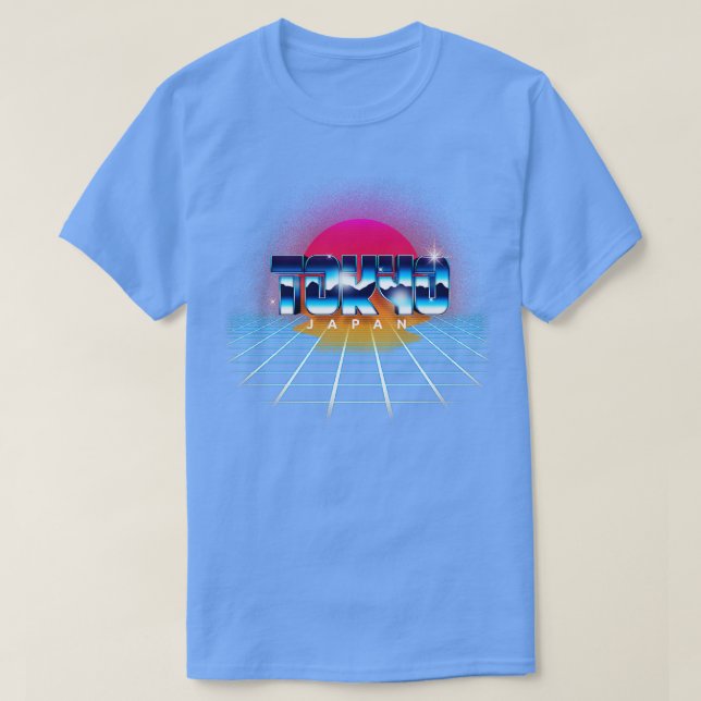 Tokyo Japan Retrowave Outrun T-Shirt (Design Front)