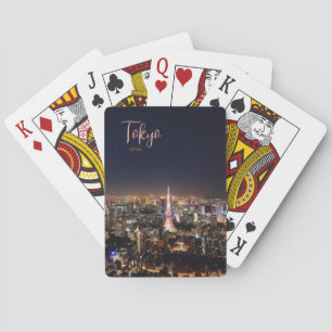 Tokyo Japan Scenic Plalying Cards Gift Memento