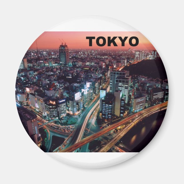 Tokyo Japan Sunset (St.K) Magnet (Front)
