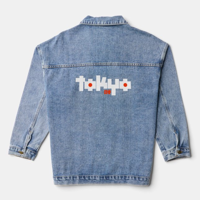 Tokyo Japan T-shirt Denim Jacket (Back)