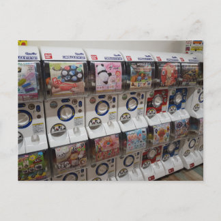 Tokyo Japan Toy Capsule Coin Machiness Photo Postcard