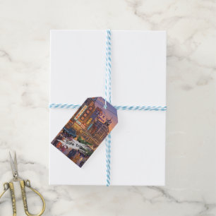 Tokyo Japan Travel Art Vintage Personalise Gift Tags