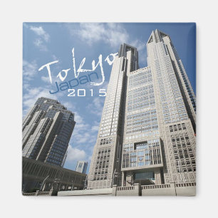 Tokyo Japan Travel Fridge Magnet Change Year