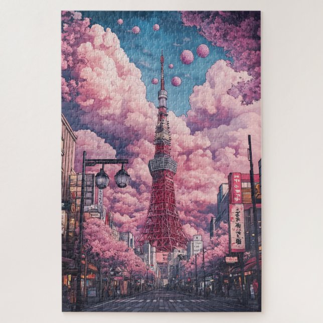 Tokyo Japan Travel Jigsaw Puzzle (Vertical)