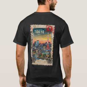 Tokyo Japan Travel Poster T-Shirt
