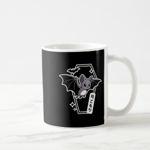 Tokyo Kawaii Bat - Creepy Cute Coffin Pastel Goth Coffee Mug