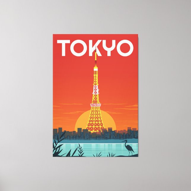 Tokyo Landmark  Canvas Print (Front)