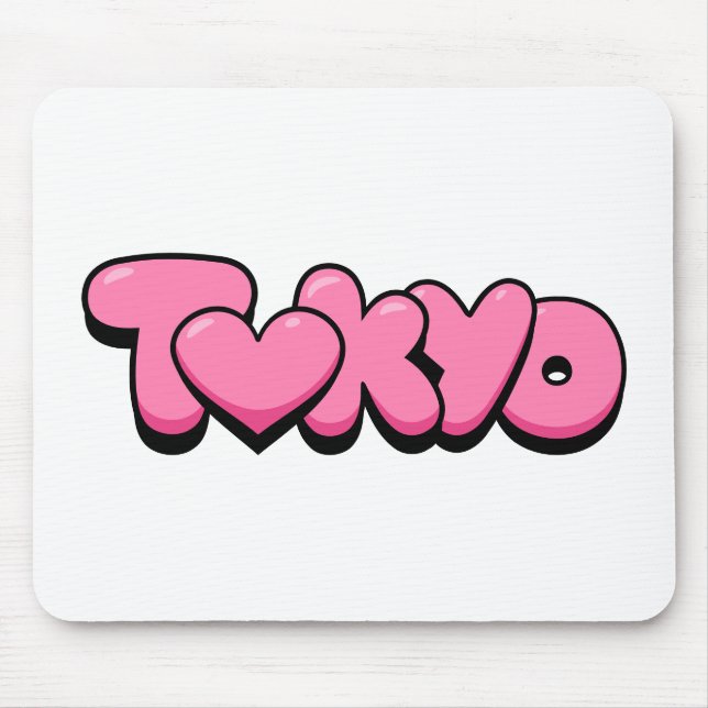 Tokyo Love Mouse Pad (Front)