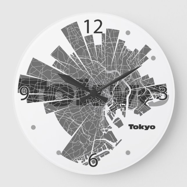 Tokyo Map Clock (Front)