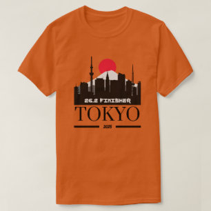 Tokyo Marathon Finisher 2025, Personalised Running T-Shirt