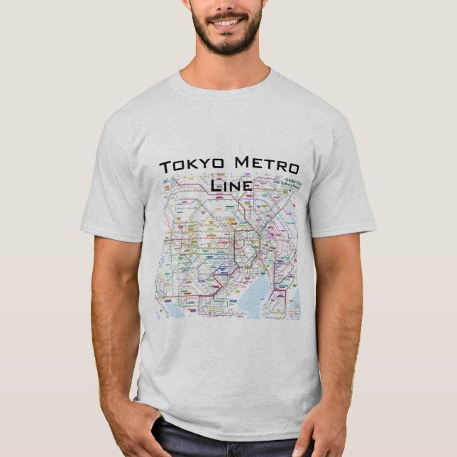 Tokyo Metro Line T-Shirt (Front)