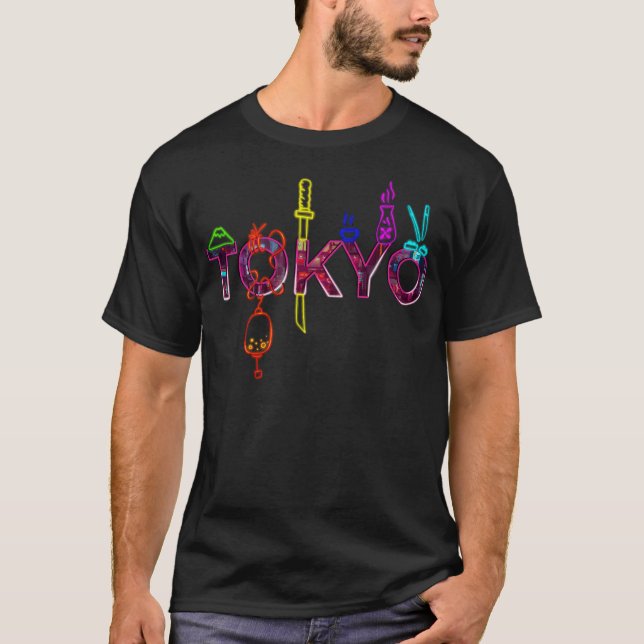 Tokyo Neon Logo T-Shirt (Front)