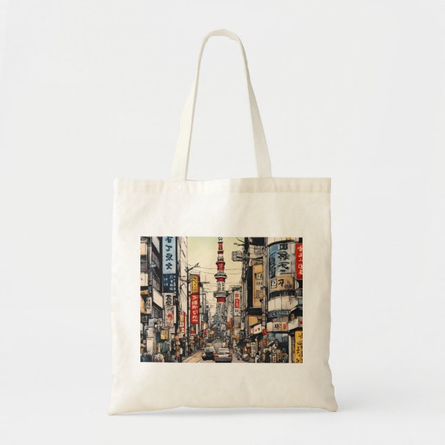 Tokyo Postcard (2) Tote Bag (Front)