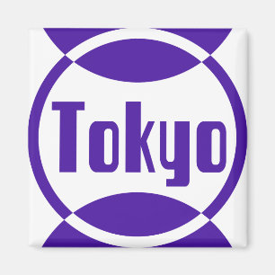 Tokyo Purple Logo Design #1 Magnet