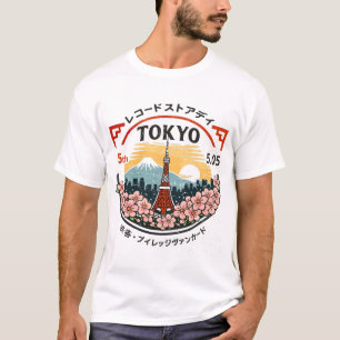 Tokyo Sakura Skyline T-Shirt