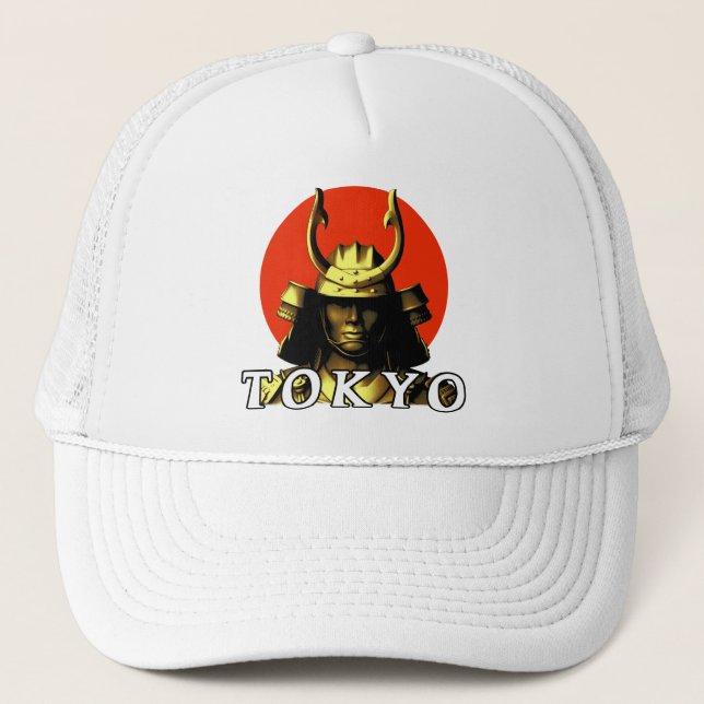 Tokyo Samurai Warrior Trucker Hat (Front)