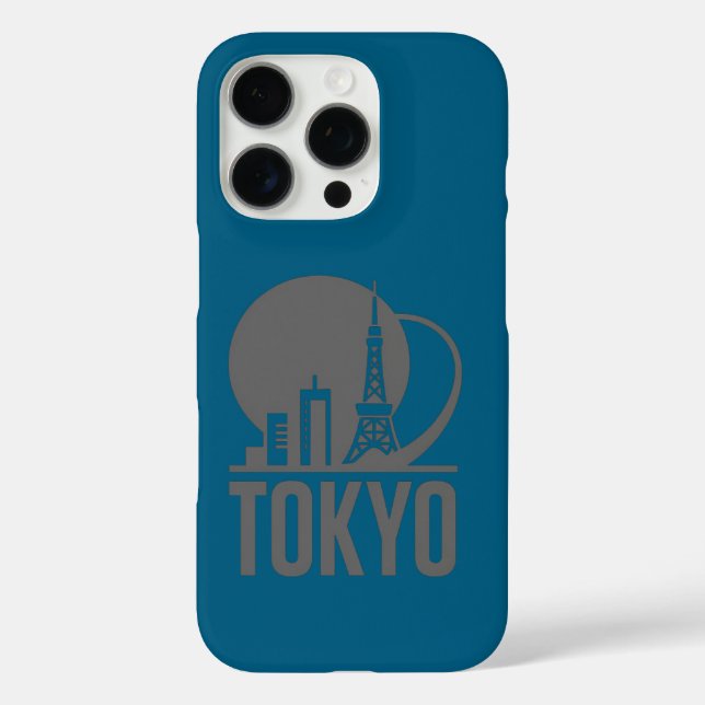Tokyo Skyline Circle Design Case-Mate iPhone Case (Back)