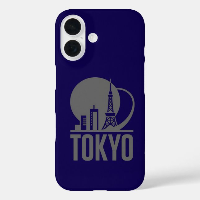 Tokyo Skyline Circle Design Case-Mate iPhone Case (Back)