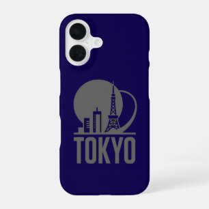 Tokyo Skyline Circle Design iPhone 16 Case
