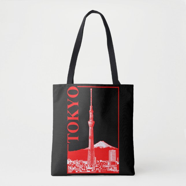 Tokyo - SkyTree Tote Bag (Front)