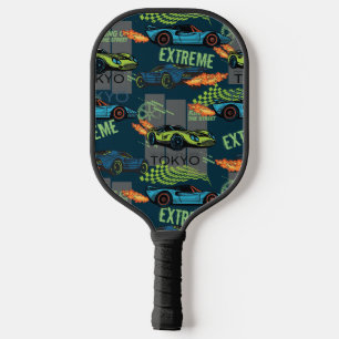 Tokyo Street Racing Pattern Pickleball Paddle