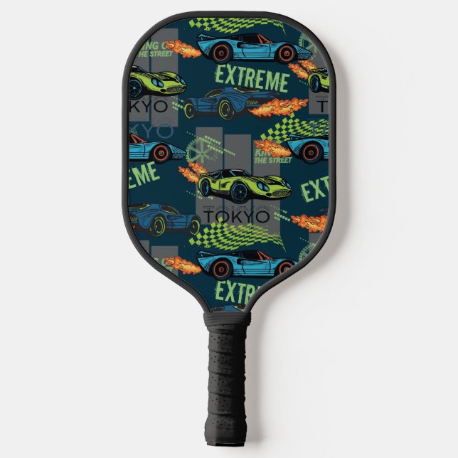  Tokyo Street Racing Pattern Pickleball Paddle (Back)