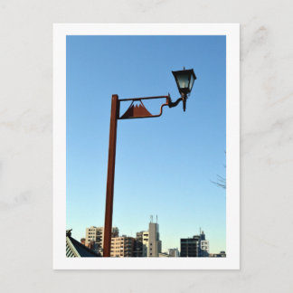 Tokyo Streetlights: Fujimizaka, Nishi-Nippori Postcard