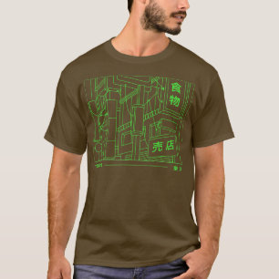 Tokyo Streets Japan Japanese Vintage Retro Art Pre T-Shirt