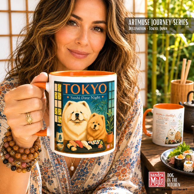 TOKYO SUSHI DATE NIGHT  Art Muse  -Chow Mug (Creator Uploaded)