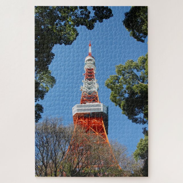 Tokyo Tower, Japan 1014-pc Jigsaw Puzzle (Vertical)