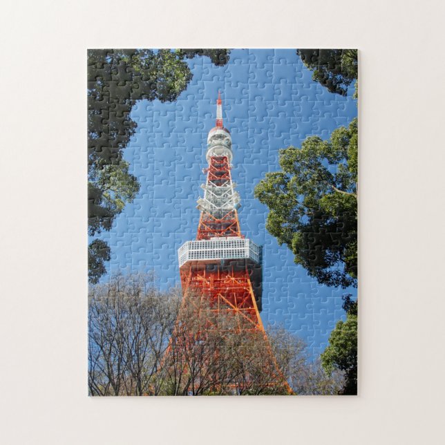 Tokyo Tower, Japan 252-pc Jigsaw Puzzle (Vertical)